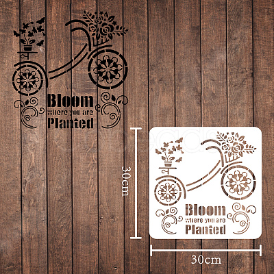 Plastic Reusable Drawing Painting Stencils Templates DIY-WH0172-189-1