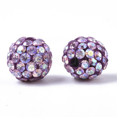 Pave Disco Ball Beads RB-T017-04-01-1