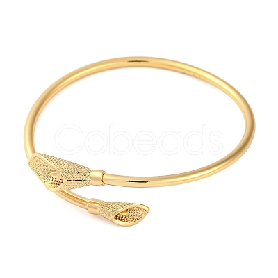 Brass Open Cuff Bangles for Women KK-S404-01G-1