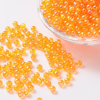 Eco-Friendly Transparent Acrylic Beads PL734-14-1