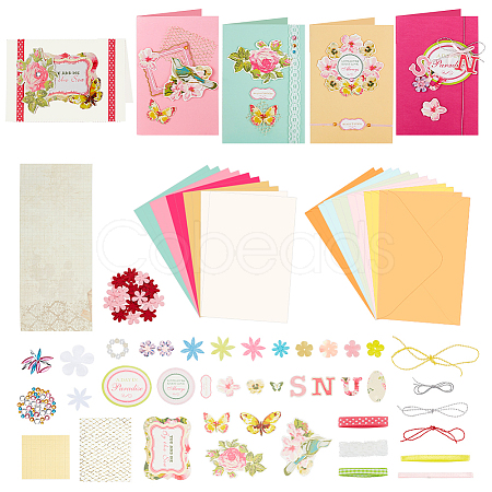 Envelope & Card Kids Craft Kits DIY-WH0021-37-1