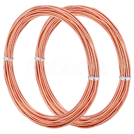 Red Copper Craft Wire CWIR-WH0017-02A-1