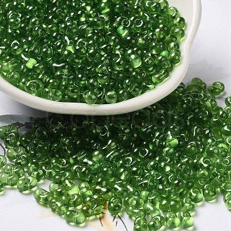 Baking Glass Seed Beads SEED-K009-07A-11-1