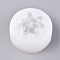 Silicone Molds, Resin Casting Molds, For UV Resin, Epoxy Resin Jewelry Making, Succulent, White, 62x29mm, Inner Diameter: 42x42mm