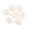 Acrylic Bead, Imitation Jade, Rectangle, Seashell Color, 13x11x8mm, Hole: 1.5mm. 510pcs/500g