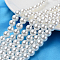 ABS Plastic Imitation Pearl Round Beads, White, 16mm, Hole: 2mm, about 249pcs/500g