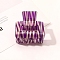 Rectangle Cellulose Acetate Claw Hair Clips, Hair Accessories for Women & Girls, Purple, 50x50mm