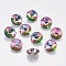 Faceted Glass Rhinestone Charms, Imitation Austrian Crystal, Cone, Volcano, 8x4mm, Hole: 1mm