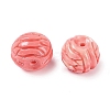 Synthetic Shell Dyed Carved Beads SHEL-H005-30-2