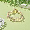 Shell Pearl & Glass Beaded Bracelets BJEW-MZ00006-4