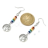 Alloy Tree of Life Dangle Earrings EJEW-JE05462-3