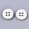 Natural Freshwater Shell Buttons SHEL-R113-04-2