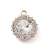 Alloy Rhinestone Pendants ALRI-C008-58LG-2