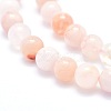 Natural Cherry Blossom Agate Beads Strands G-O166-02-6mm-3