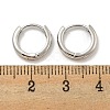 Brass Hoop Earrings EJEW-L211-08E-P-3