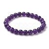 Gemstone Stretch Bracelets BJEW-JB11028-3