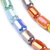 Electroplate Glass Beads Strands EGLA-C004-11-3