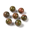 Natural Unakite No Hole Sphere Beads G-K353-04C-05-1