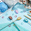 Nbeads Owl Silicone Knitting Needle Stoppers DIY-NB0010-75-4