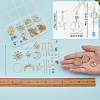 SUNNYCLUE DIY Star Sun Earring Making Kits DIY-SC0020-27-3