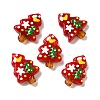 Christmas Theme Handmade Lampwork Beads LAMP-G162-06B-1