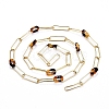 Handmade Brass Paperclip Chains CHC-H102-09G-3