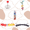ANATTASOUL Natural & Synthetic Mixed Gemstone Chakra Yoga Jewelry Set SJEW-AN0001-40-3