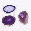 Natural Agate Big Pendants G-P305-E-S-2