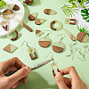 DIY Geometry Earring Making Kit DIY-TA0005-74-6