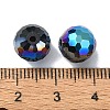 Half Plated Glass Beads EGLA-P059-02B-HP02-3