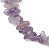 Natural Amethyst Anklets AJEW-AN00592-12-3