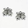 Tibetan Style Alloy Charms X-TIBE-S301-032AS-RS-1