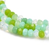 Glass Beads Strands GLAA-F106-B-13-3