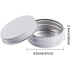 Round Aluminium Tin Cans CON-BC0005-17-2