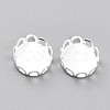 304 Stainless Steel Charms Cabochon Settings STAS-Y001-11S-2