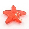 Mixed Color Transparent Acrylic Starfish Pendants X-PL566Y-2