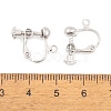 Brass Earring Findings KK-O146-01P-3