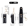Portable Imitation Leather Chapstick Keychain Holder KEYC-WH0029-56C-2