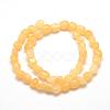 Natural Honey Jade Beads Strands G-F464-10-2