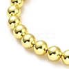 Rack Plating Brass Round Bead Slider Bracelets for Women BJEW-M232-01G-C-3