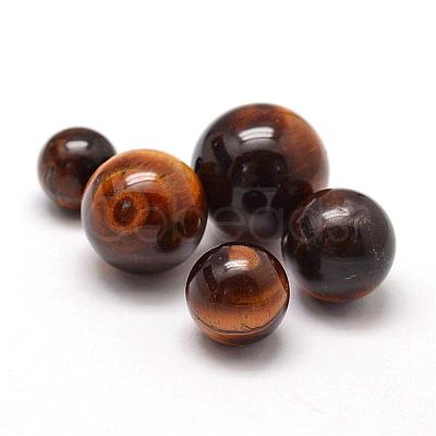 Grade A Natural Tiger Eye Round Beads G-L451-02-8mm-1