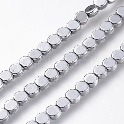 Non-magnetic Synthetic Hematite Beads Strands G-A181-A05P-1