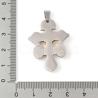 Non-Tarnish 304 Stainless Steel Pendants STAS-C103-02GP-02-1