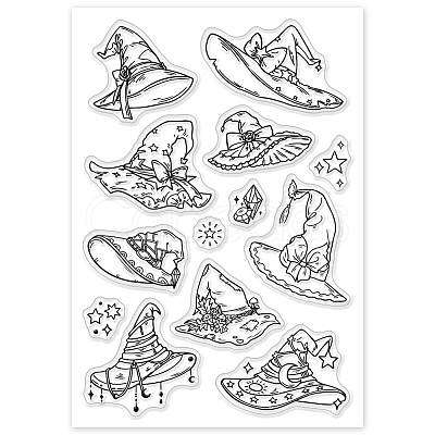 Custom PVC Plastic Clear Stamps DIY-WH0618-0085-1