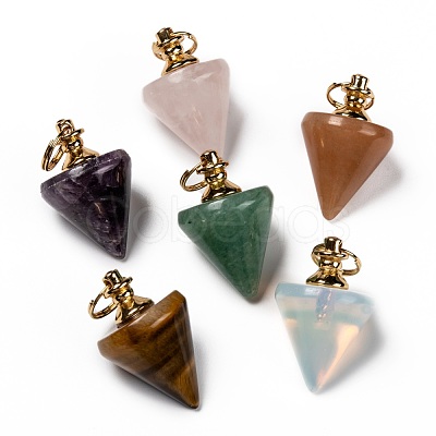 Natural & Synthetic Gemstone Pendants G-Z010-01-1