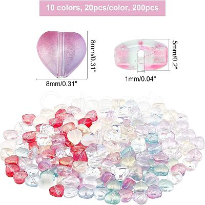 Transparent Glass Beads GLAA-FH0001-22-1