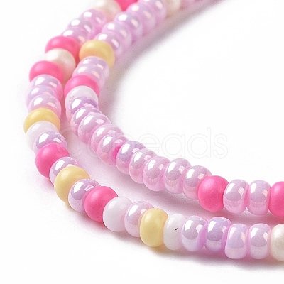 Glass Seed Bead Strands LAMP-B021-04D-1