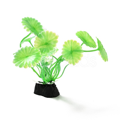 Plastic Artificial Aquatic Plants Decor DJEW-G025-14A-1