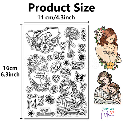 Custom PVC Plastic Clear Stamps DIY-WH0439-0333-1