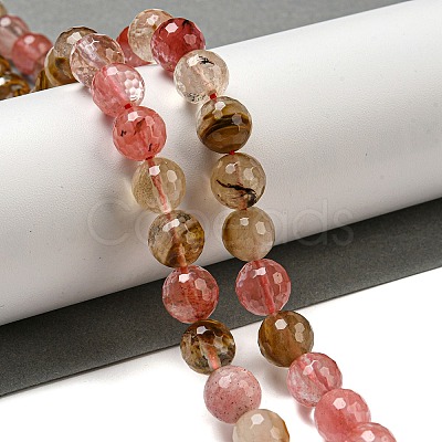 Tigerskin Glass Beads Strands G-E571-A07-03-1